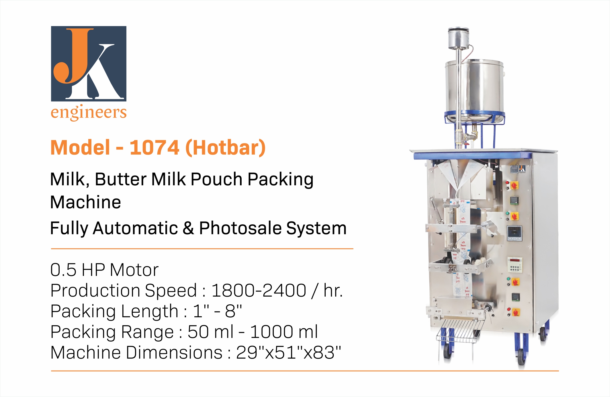 Pouch Packing Machine fully Automatic & photo-sale System