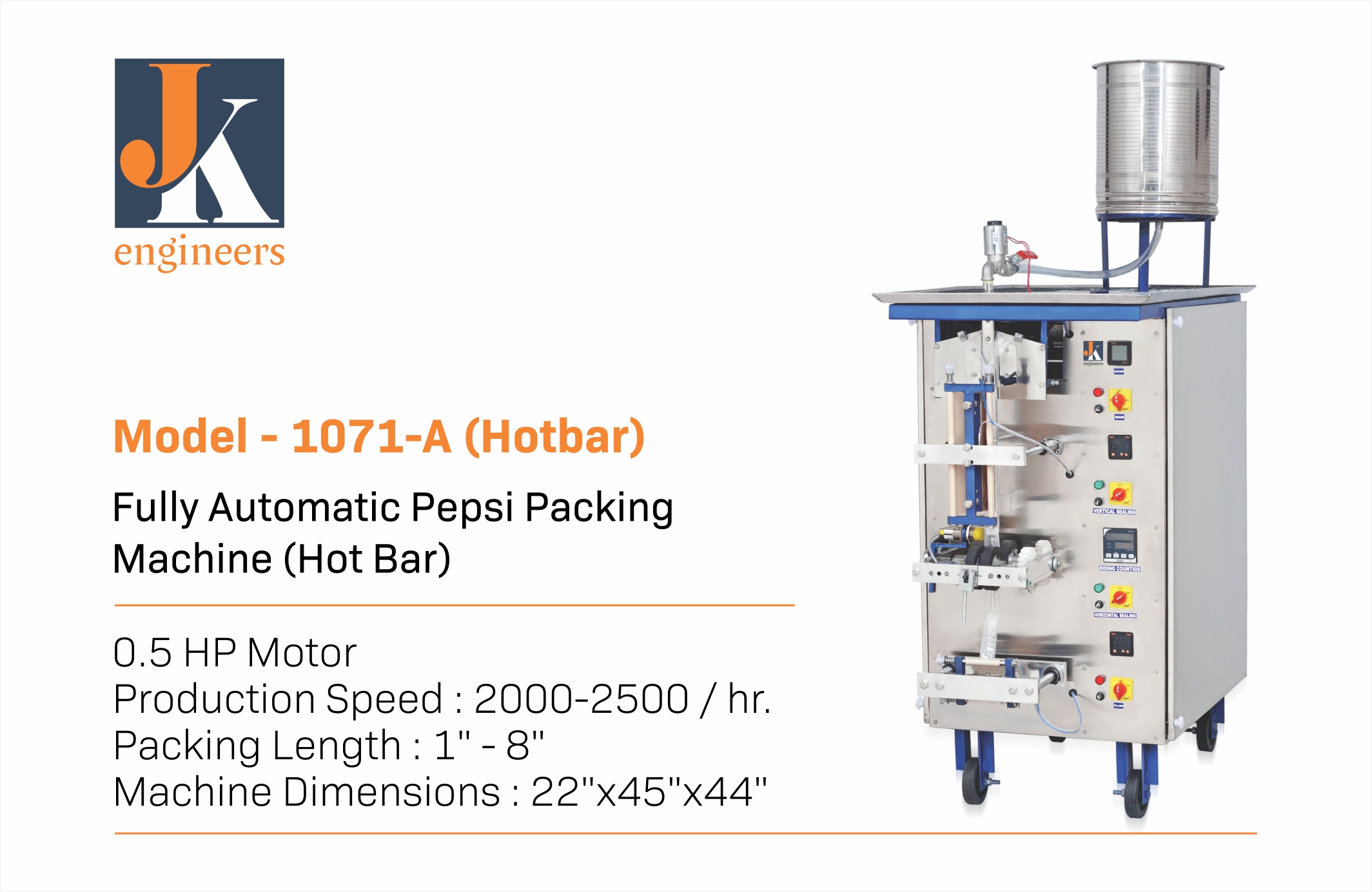 Fully Automatic Pepsi Pouch Packing Machine